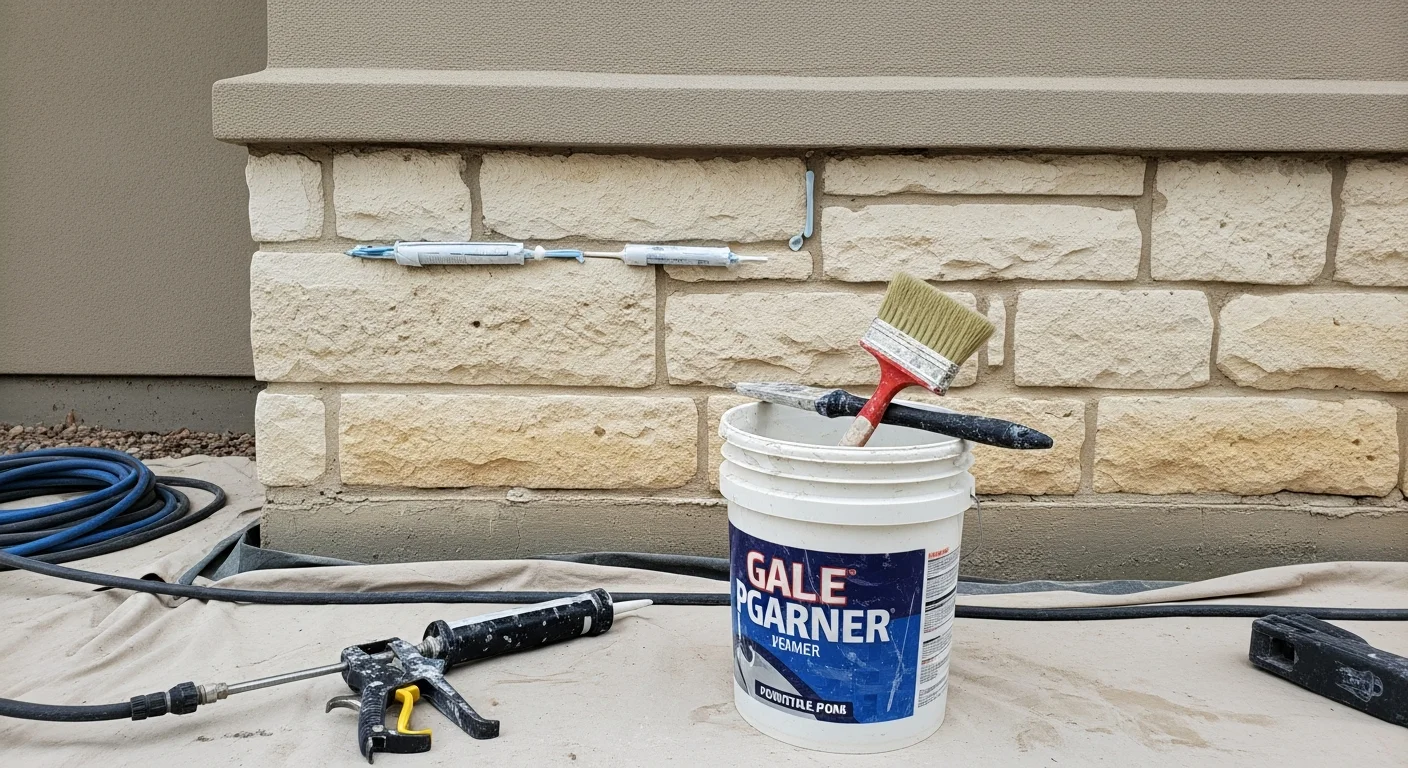 A freshly painted single-story Austin, Texas home with clean white exterior walls, painted wood trim, and a sealed stucco facade showing no peeling or fading. The home sits under a clear Central Texas sky with visible curb appeal improvements from a recent professional exterior painting project by Avtx Remodeling and Construction LLC.